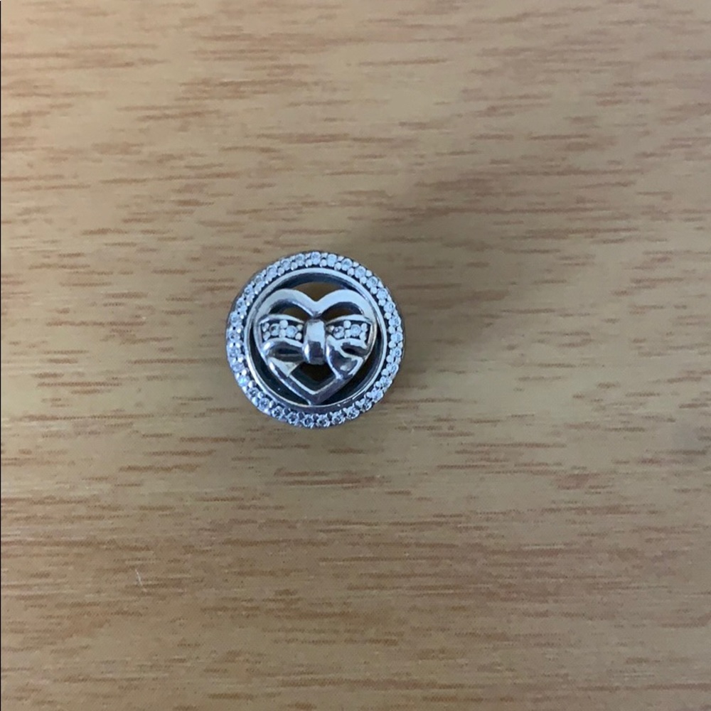 Pandora heart Bead Silver